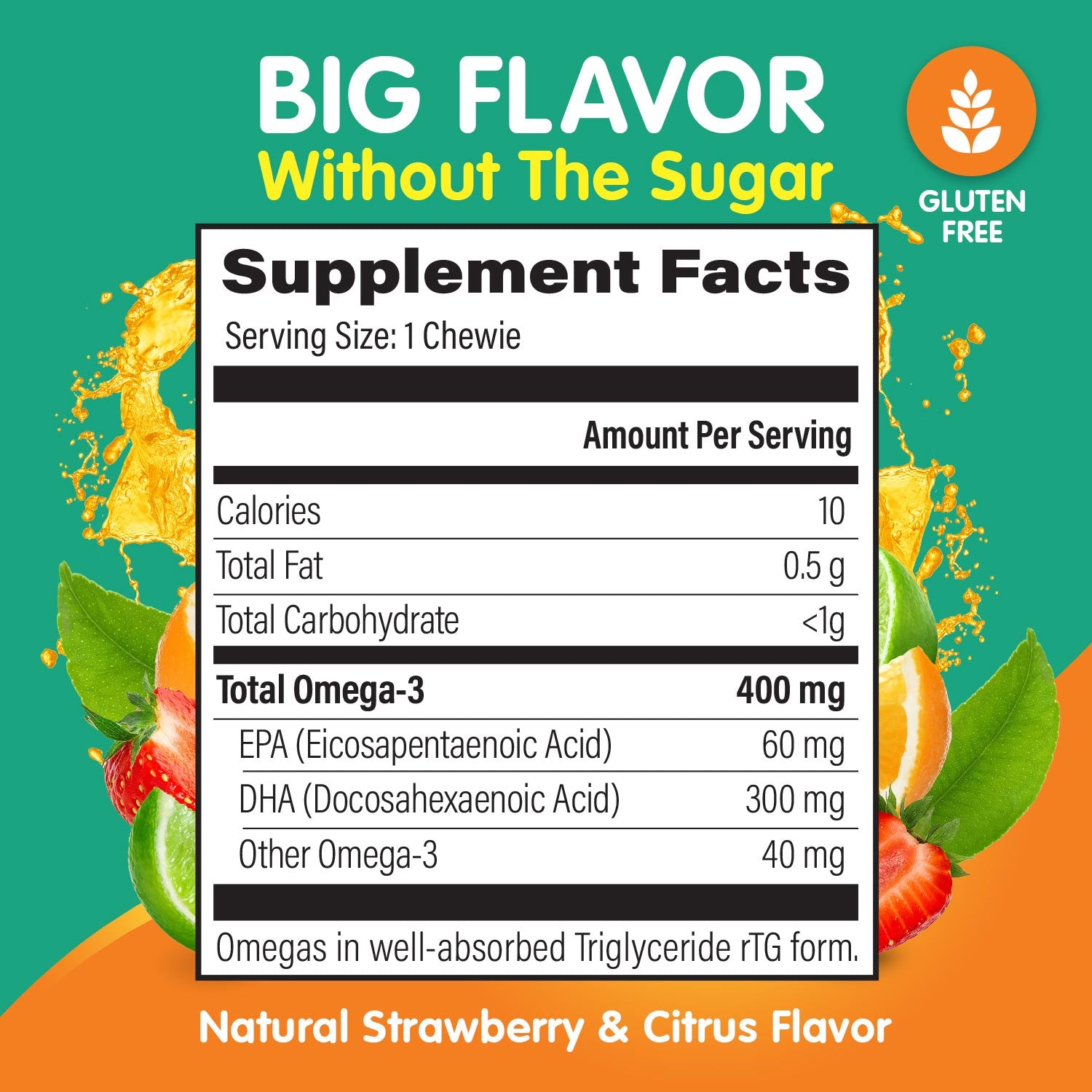 Big Flavor with the sugar infographic