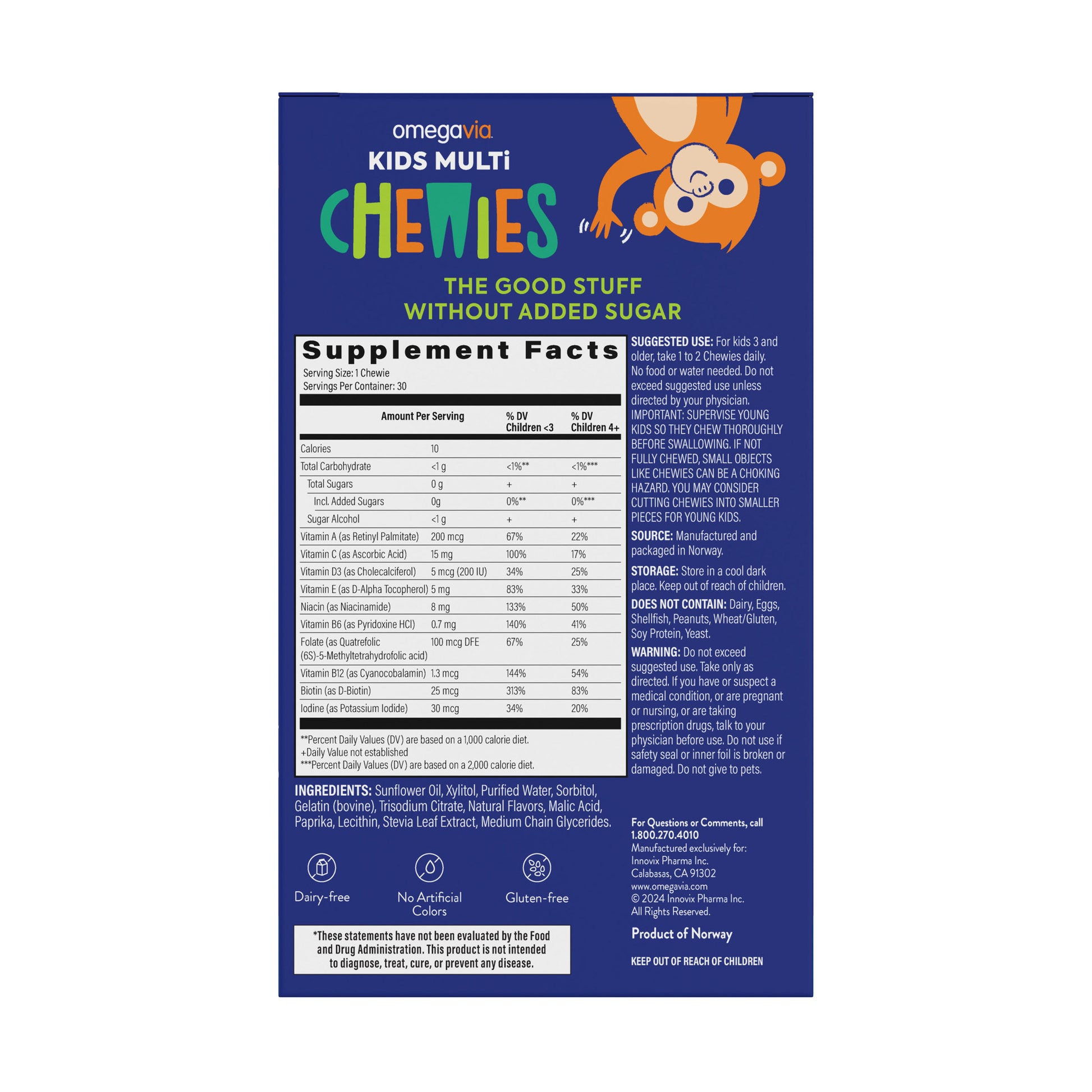 Sugar-Free Kids Multi Chewies
