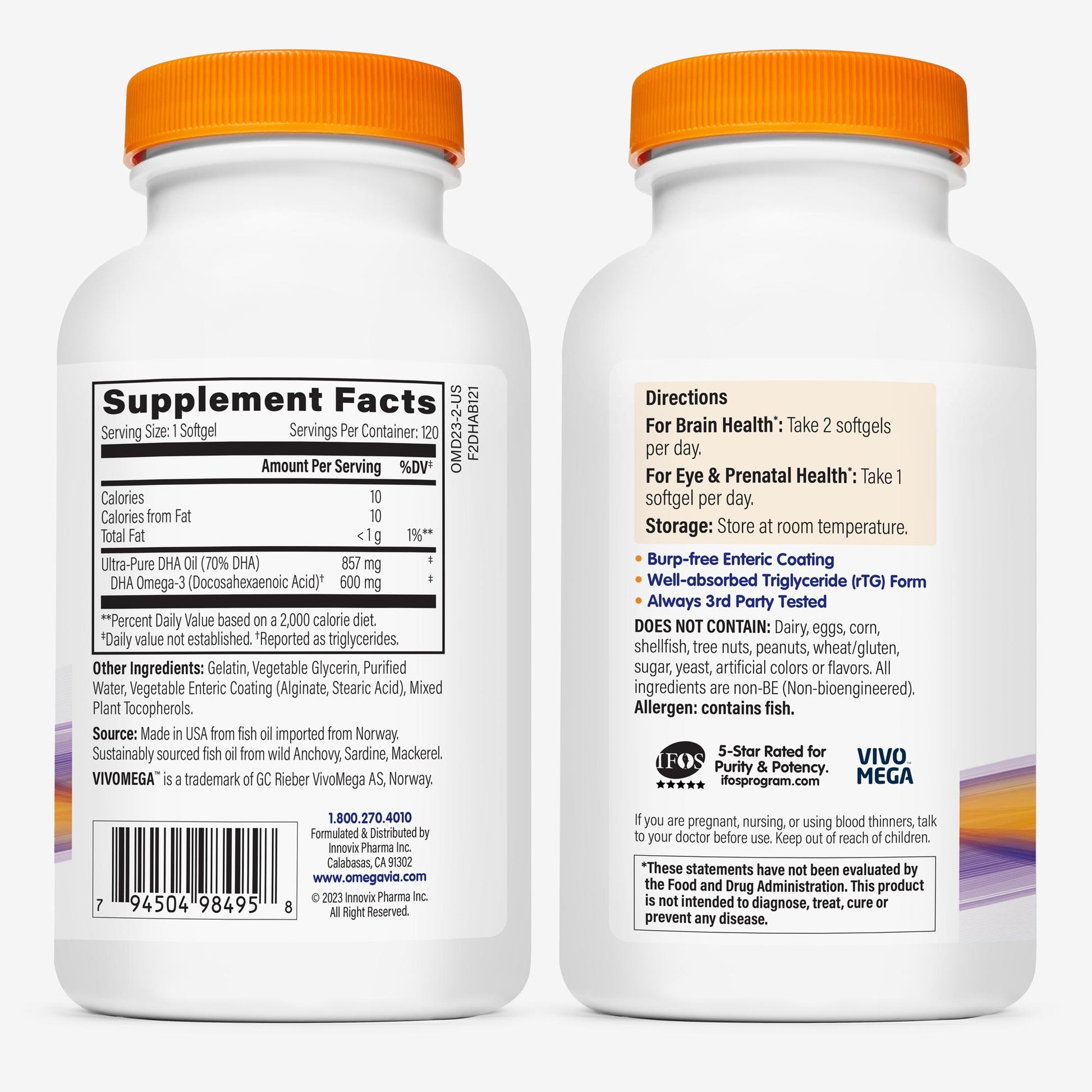 OmegaVia DHA 600 Omega-3