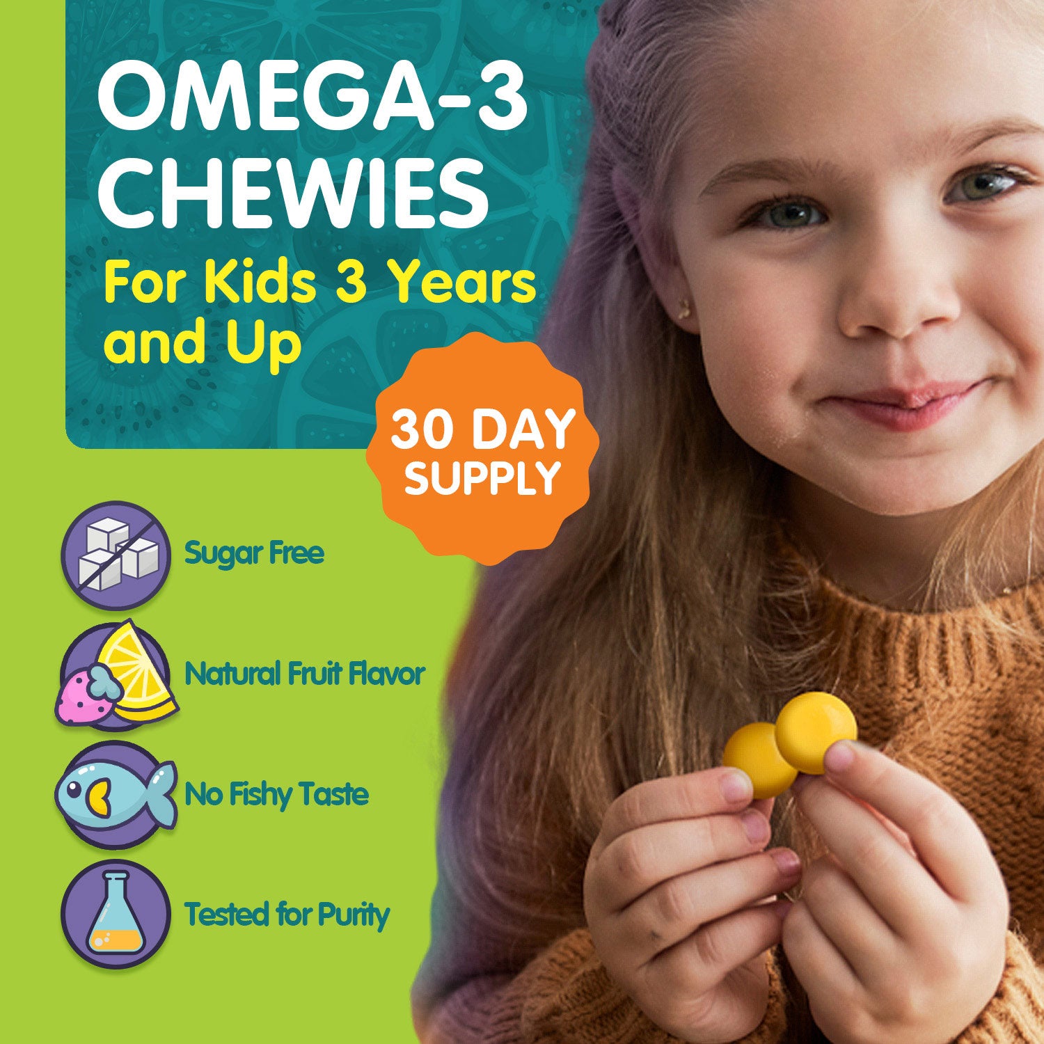 Kids Omega-3 Chewies - 30-day supply