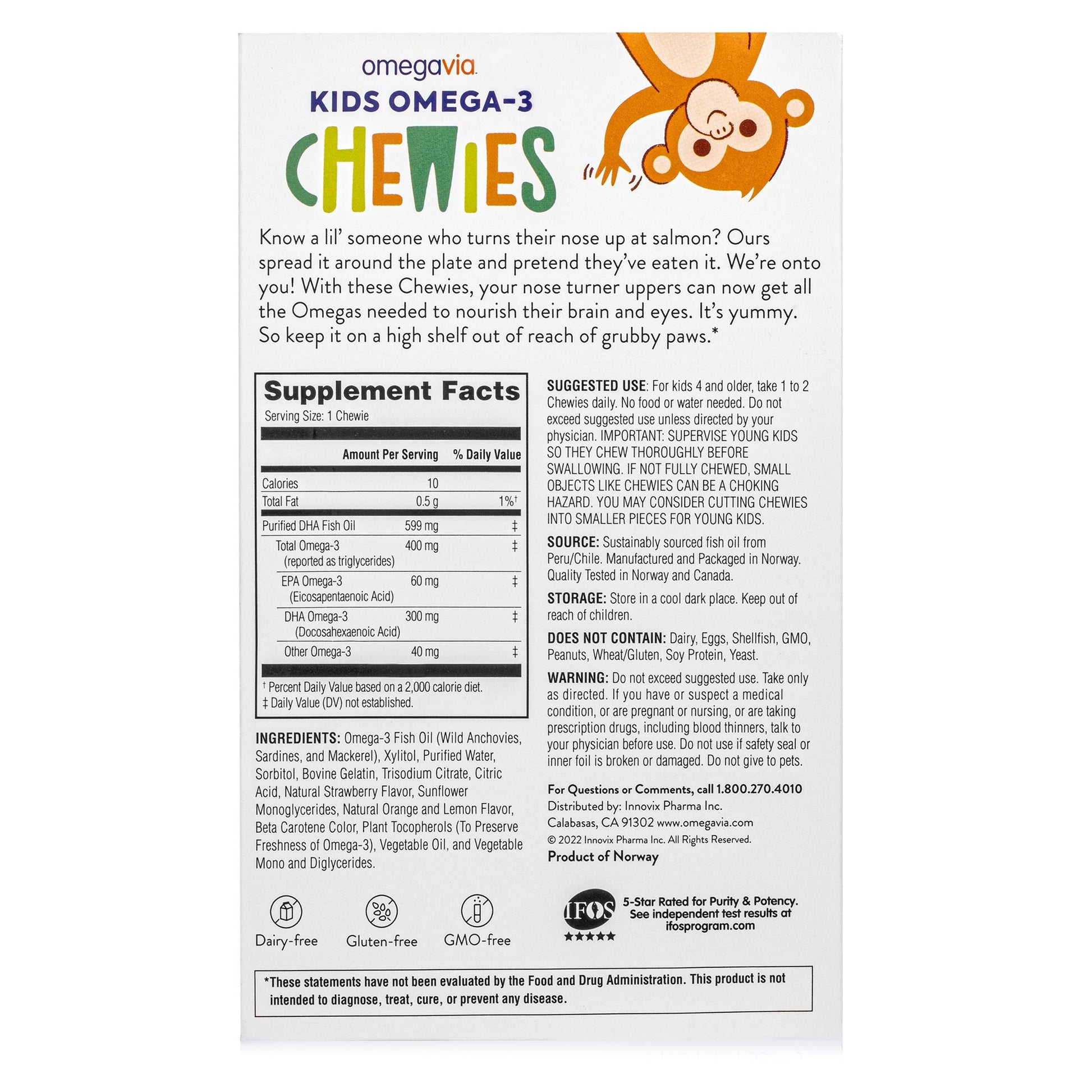OmegaVia Kids Omega-3 Chewies