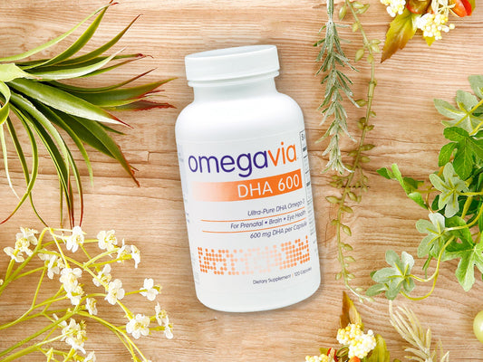 ||OmegaVia DHA supplement|DHA supplement pill size comparison|DHA dosage brain cognitive health benefits||