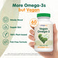 More Omega-3s but Vegan infographic