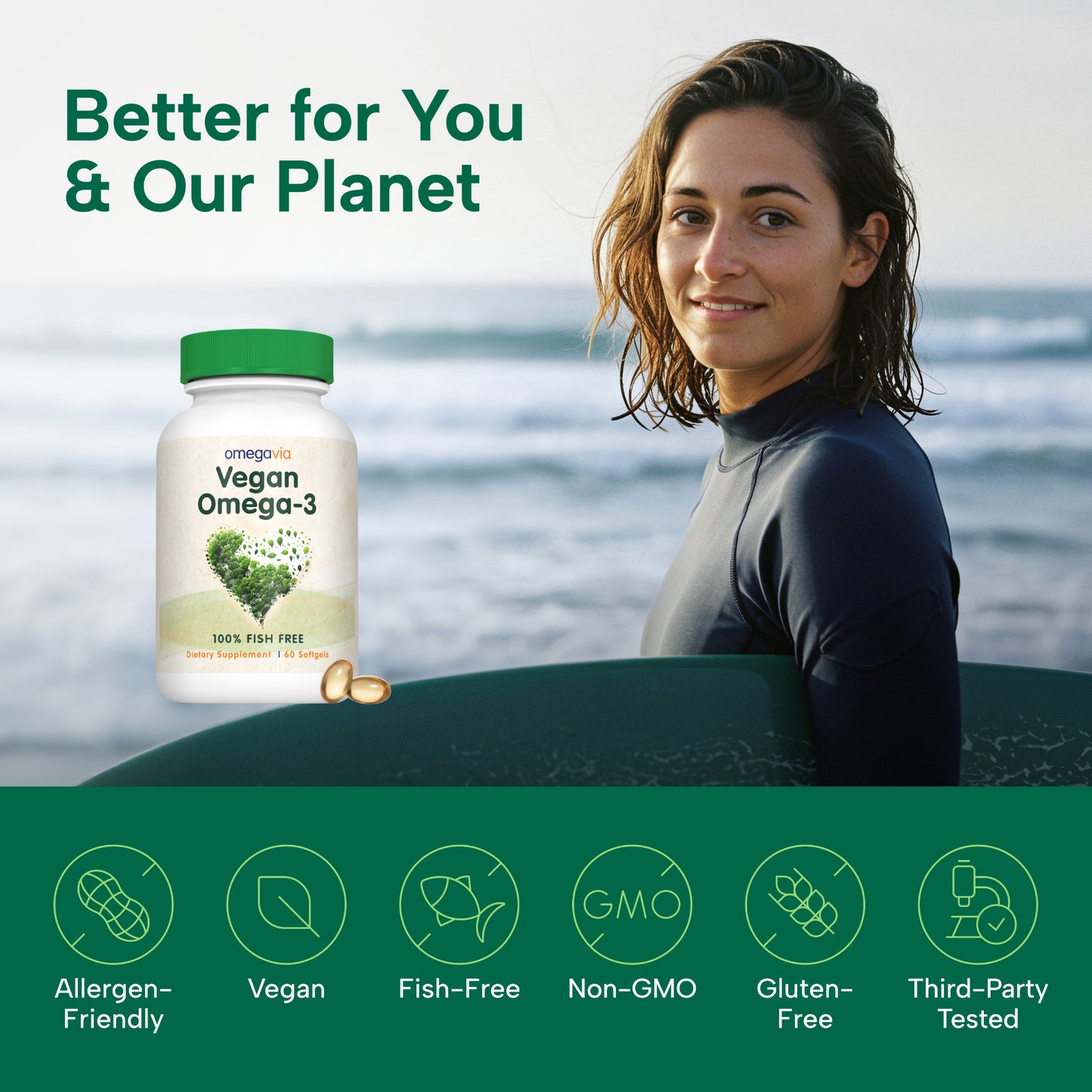 Vegan Omega-3 Softgels