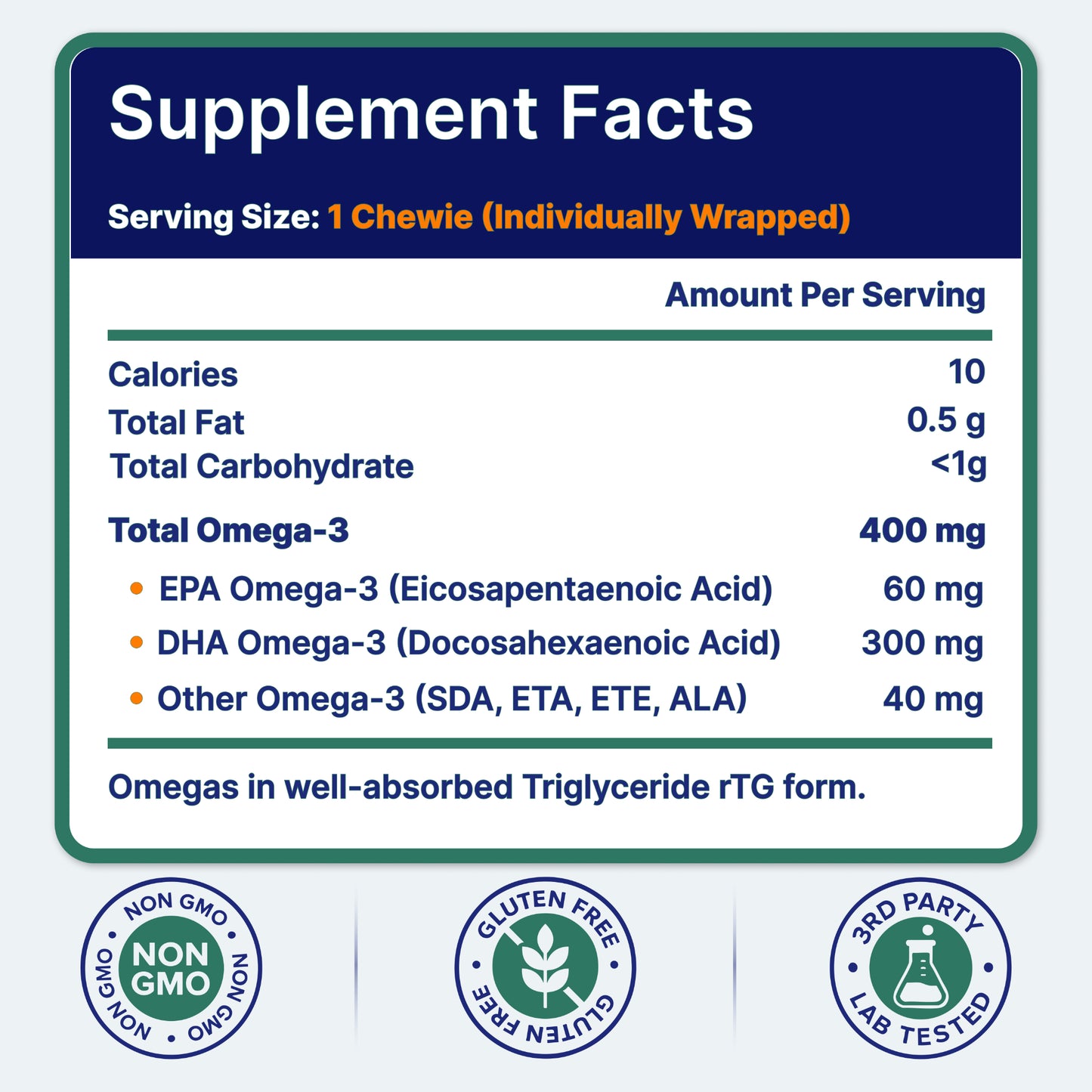 Kid's Omega-3 Chewies