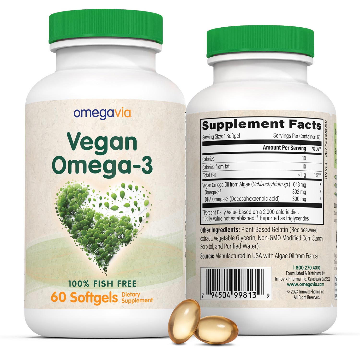 OmegaVia Vegan Omega-3